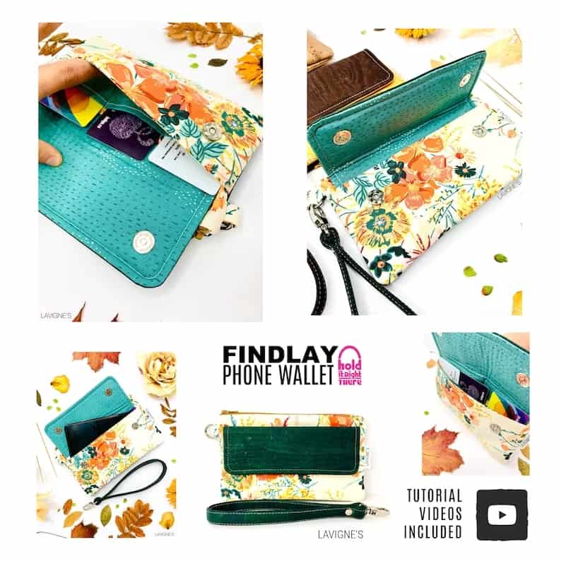 Findlay Phone Wallet (with videos) sewing pattern