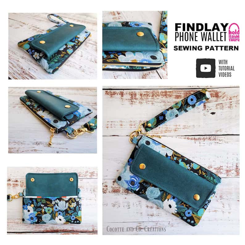 Findlay Phone Wallet (with videos) sewing pattern