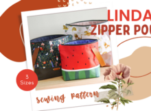 Linda Zipper Pouch sewing pattern