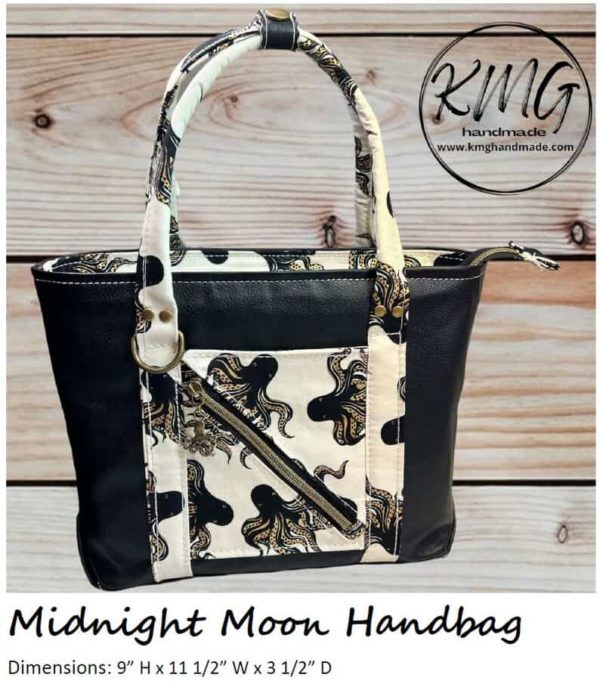 Midnight Moon Handbag sewing pattern
