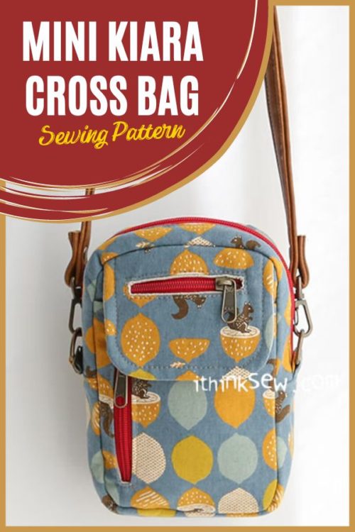 Mini Kiara Cross Bag sewing pattern (with video) - Sew Modern Bags