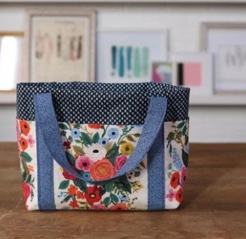 The Dandelion Double Zip Handbag sewing pattern - Sew Modern Bags