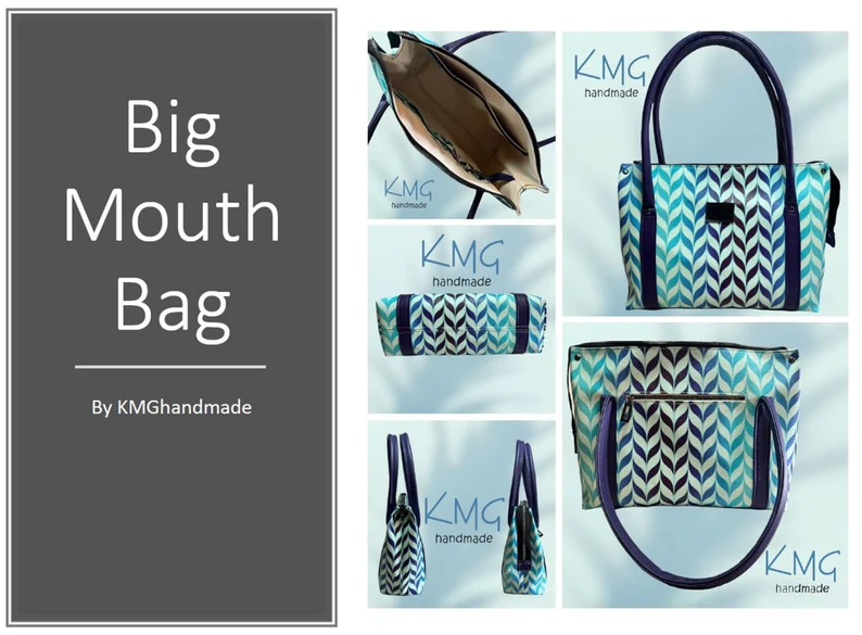 The Big Mouth Bag (3 sizes + video) - Sew Modern Bags