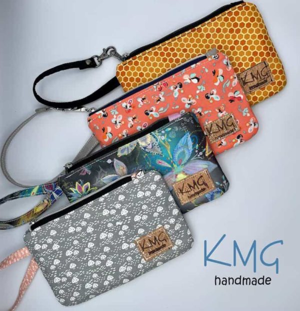 The Clip and Zip Wristlet sewing pattern