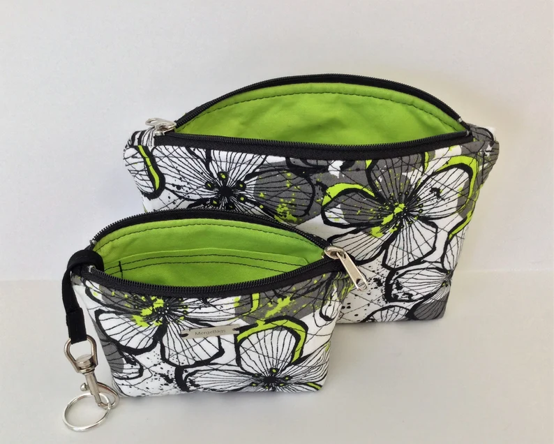 The Jasmine Makeup Bag sewing pattern (3 sizes) - Sew Modern Bags