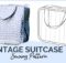 Vintage Suitcase sewing pattern (4 sizes)