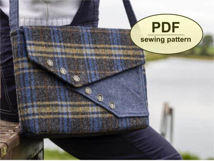 Cley Messenger Bag sewing pattern - Sew Modern Bags