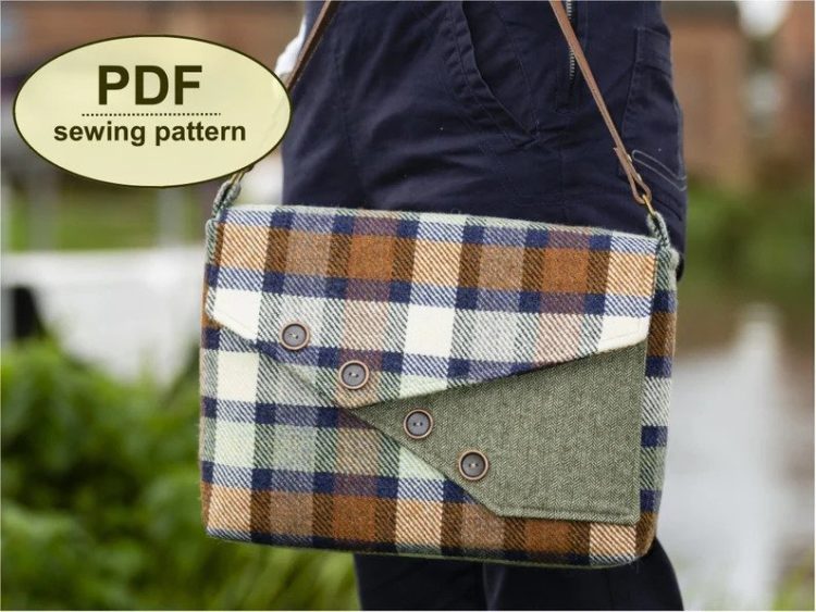 Cley Messenger Bag sewing pattern Sew Modern Bags