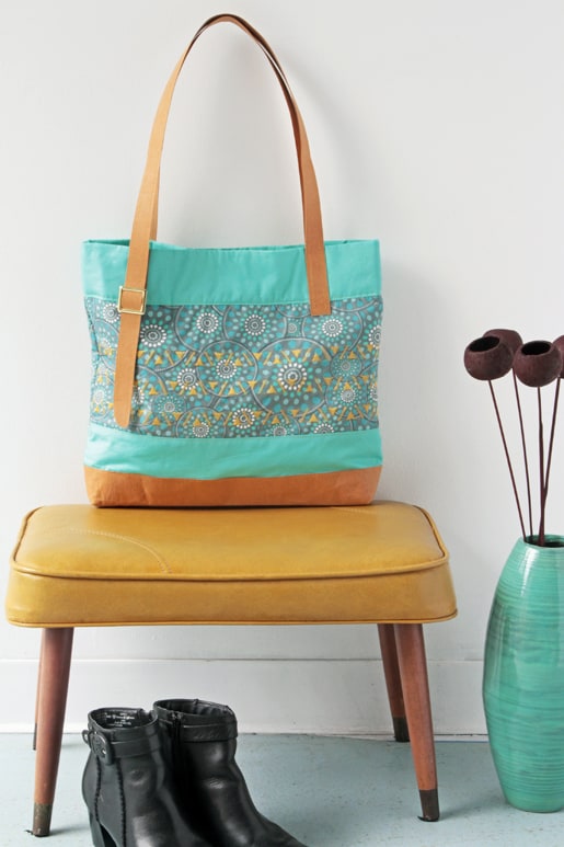 Modernista Tote Bag FREE sewing tutorial
