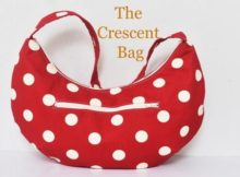 The Crescent Zippered Curvy Bag sewing pattern