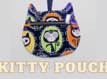 Kitty Pouch FREE sewing pattern