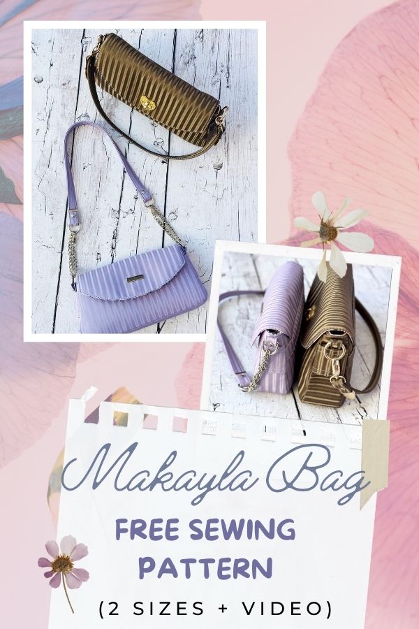 Makayla Bag FREE sewing pattern (2 sizes + video)