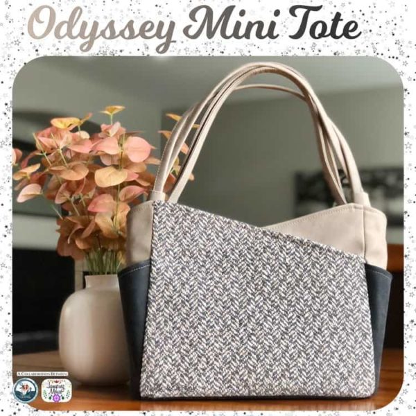 Odyssey Mini Tote Bag sewing pattern