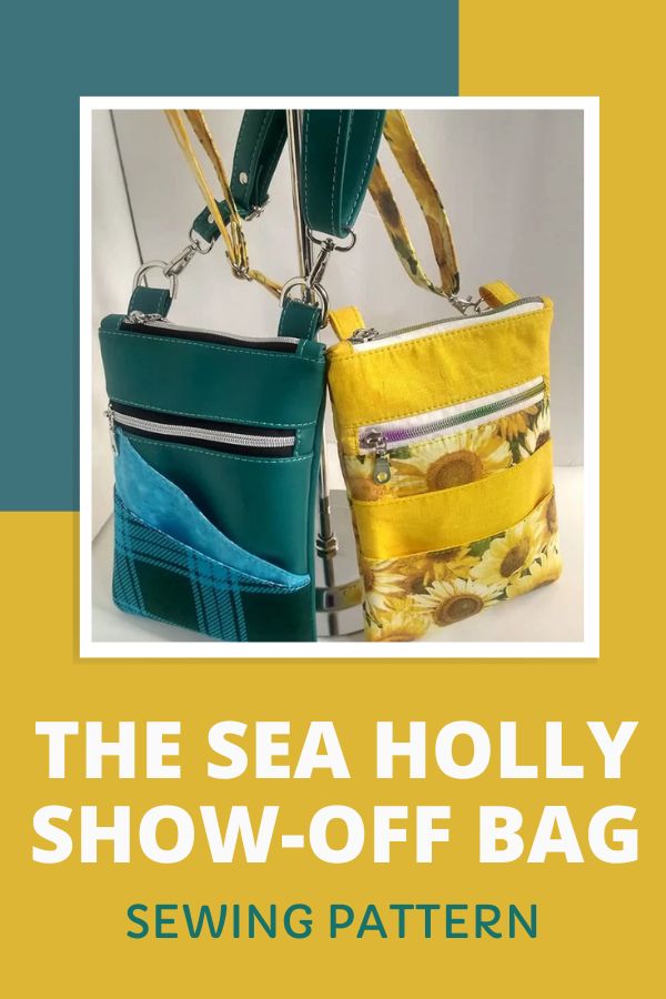 The Sea Holly Show-Off Bag sewing pattern