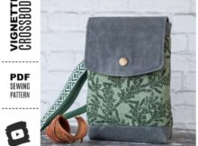 Vignette Phone Crossbody Bag sewing pattern