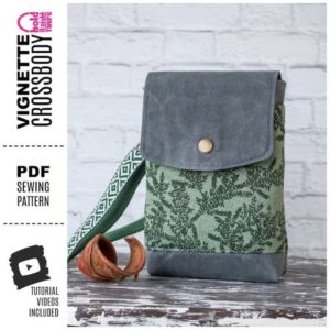 Vignette Phone Crossbody Bag sewing pattern