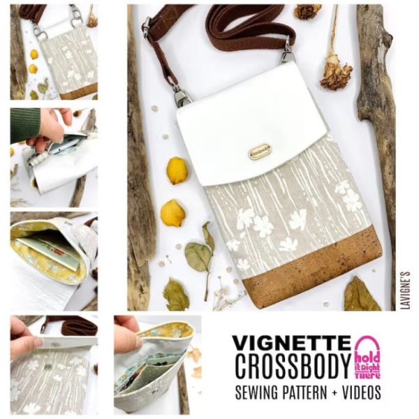 Vignette Phone Crossbody Bag sewing pattern