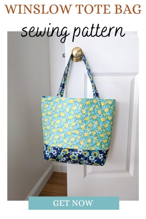 The Winslow Tote Bag sewing pattern - Sew Modern Bags