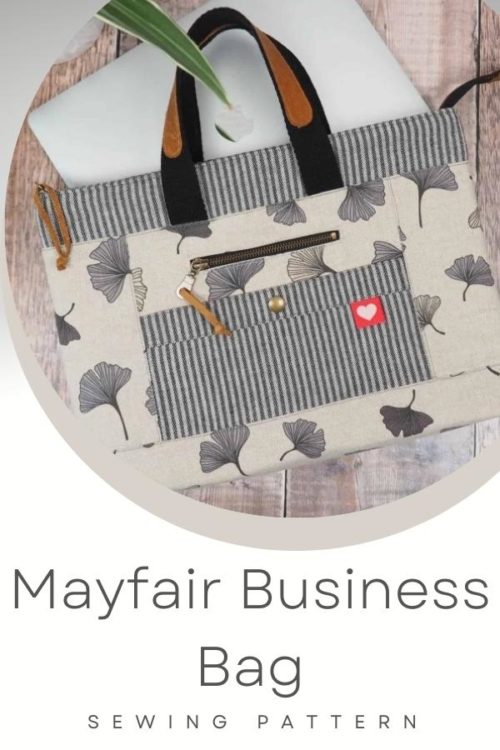 Mayfair Business Bag sewing pattern - Sew Modern Bags