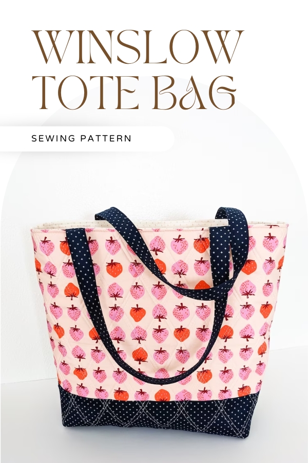 The Winslow Tote Bag Sewing Pattern - Sew Modern Bags