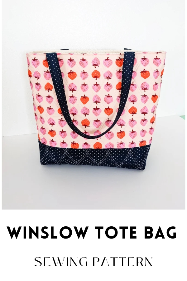 The Winslow Tote Bag sewing pattern - Sew Modern Bags