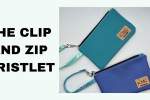 The Clip and Zip Wristlet (with video)