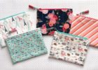 How to sew a simple Zipper Pouch with FREE tutorial