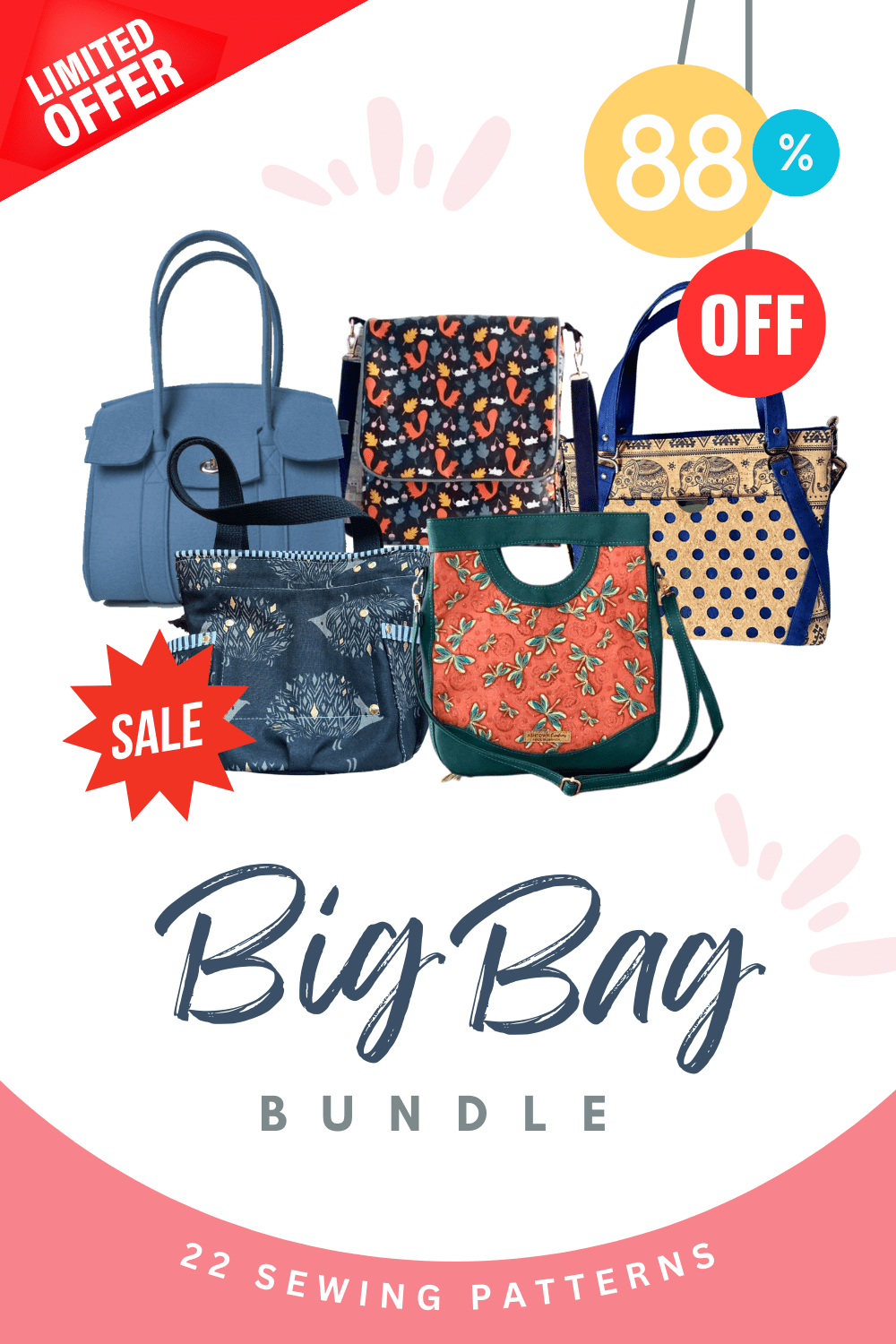 BIG Bag Bundle Sale - limited time offer - Sew Modern Bags