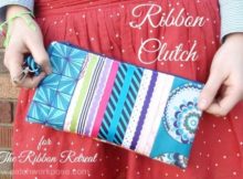 Ribbon Clutch FREE sewing tutorial