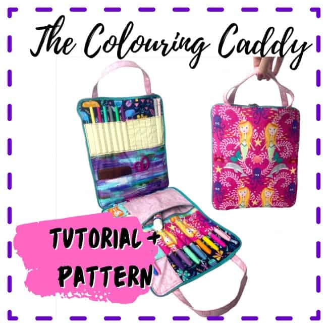 Art Caddy Tote PDF Sewing Pattern