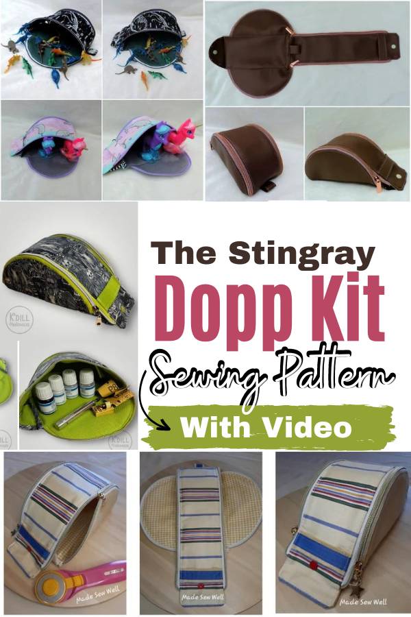 The Stingray Dopp Kit sewing pattern (with video)