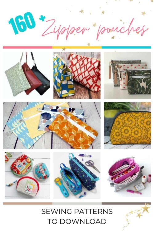 200+ zipper pouch sewing patterns - Sew Modern Bags