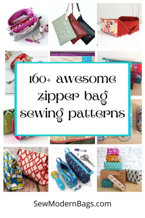 Take your sewing skills to the next level with this amazing collection of 160+ zipper pouch sewing patterns! Quick to sew and full of style, these zipper bags are the perfect project for any sewing enthusiast! The list shows pictures of all the bags. Huge directory of zipper bags to sew.