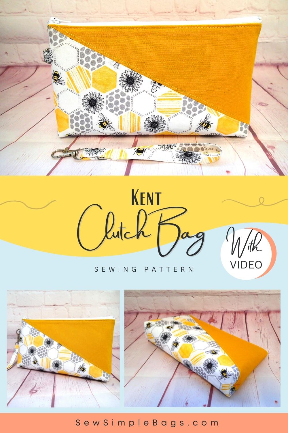 The Envelope Clutch Bag - Free Bag Pattern! | So Sew Easy