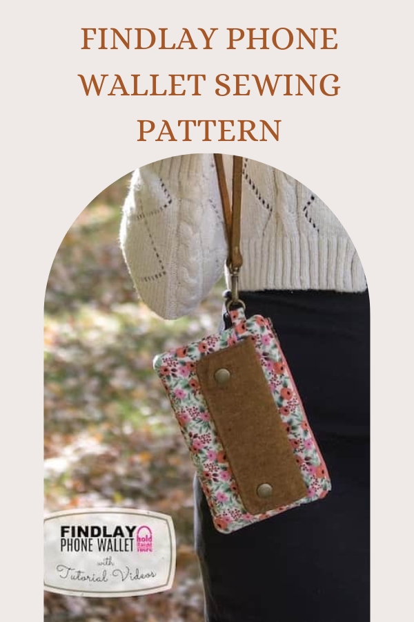 Findlay Phone Wallet  sewing pattern (with videos)