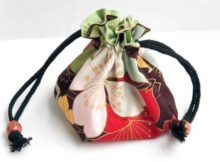 Flat Bottomed Drawstring Bag FREE sewing pattern