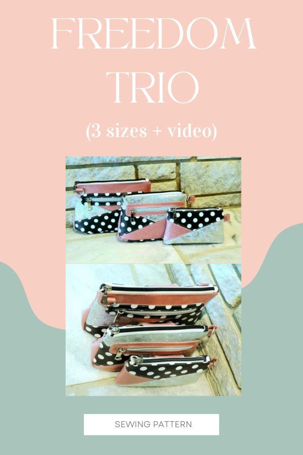 Freedom Trio sewing pattern (3 sizes + video)