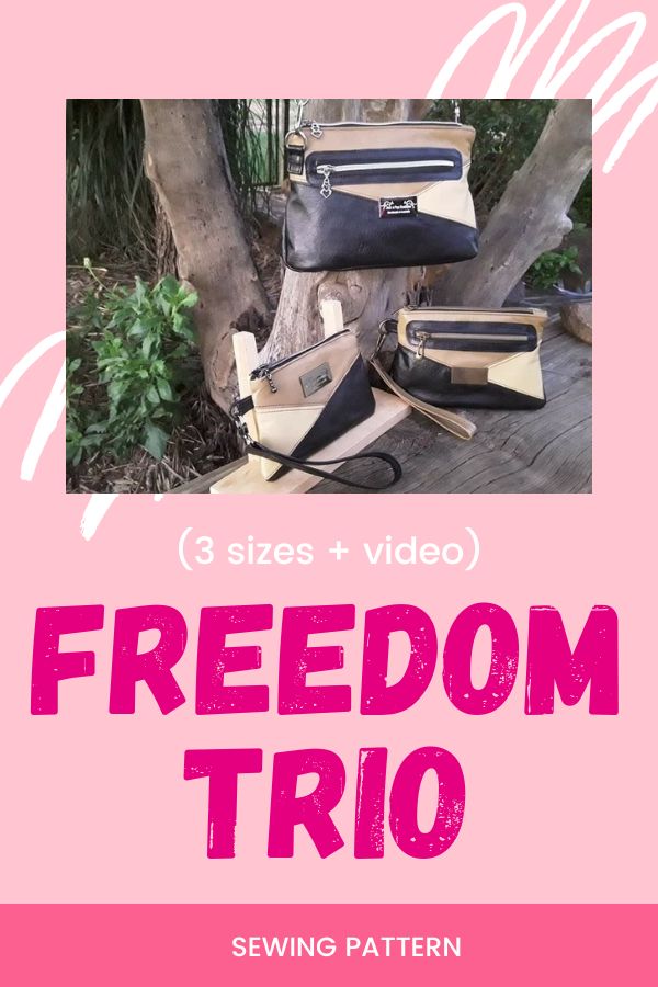 Freedom Trio sewing pattern (3 sizes + video)