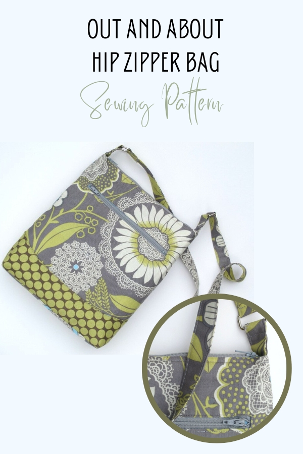 Out and About Hip Zipper Bag sewing pattern