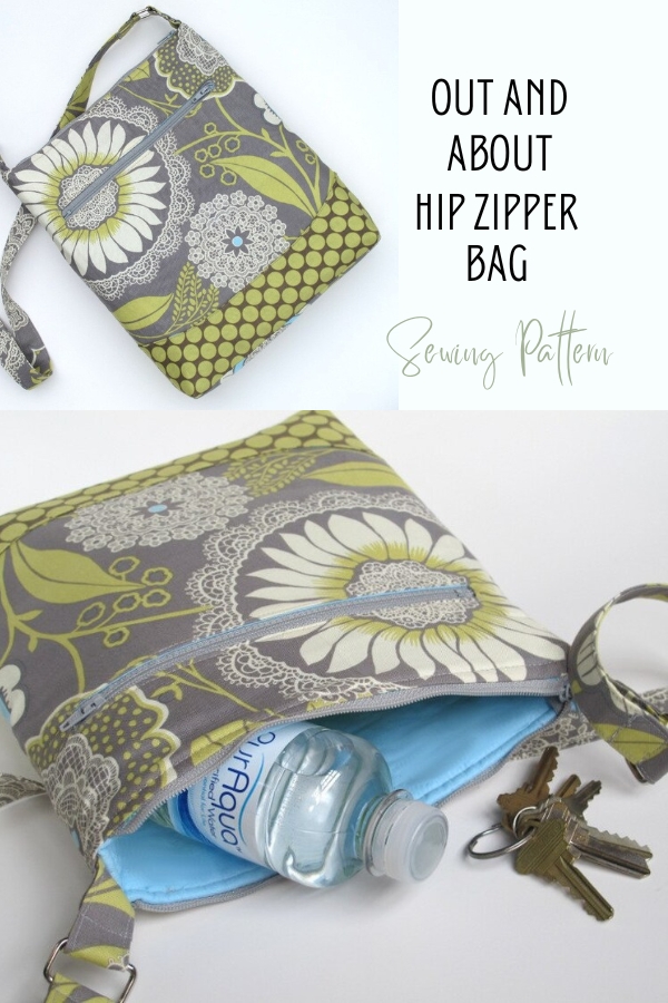 Out and About Hip Zipper Bag sewing pattern