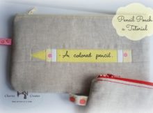 Pencil Pouch FREE sewing tutorial