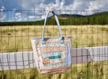 Quilt As You Go Tote Bag FREE video tutorial