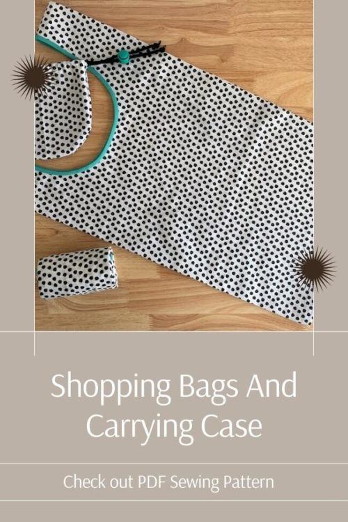 Fold Up Shopping Bags with Carrying Case sewing pattern Sew Modern Bags