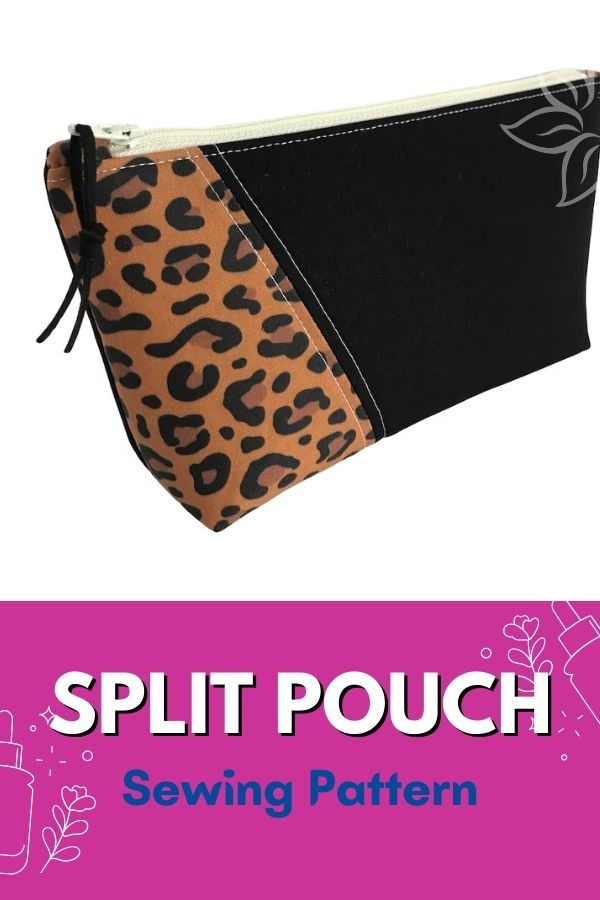 Split Pouch sewing pattern