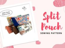 Split Pouch sewing pattern