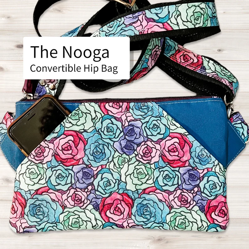 The Nooga Convertible Hip Bag sewing pattern