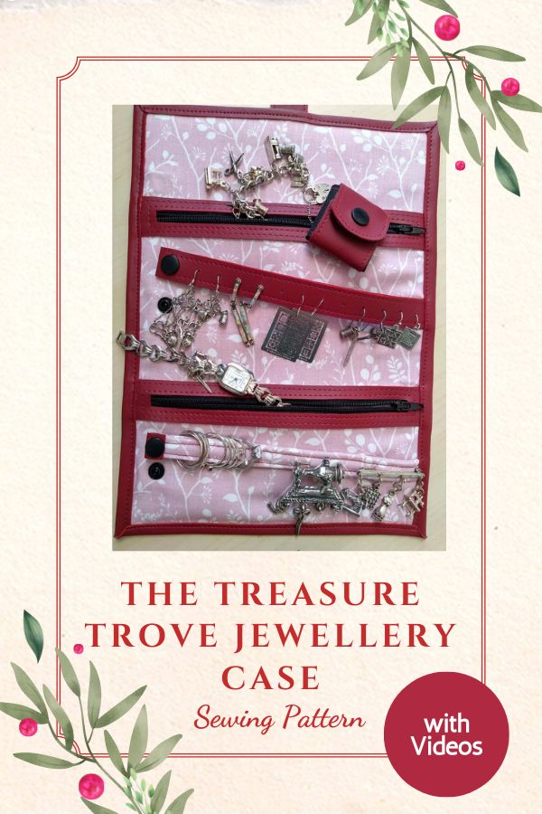 The Treasure Trove Jewellery Case sewing pattern (with videos)