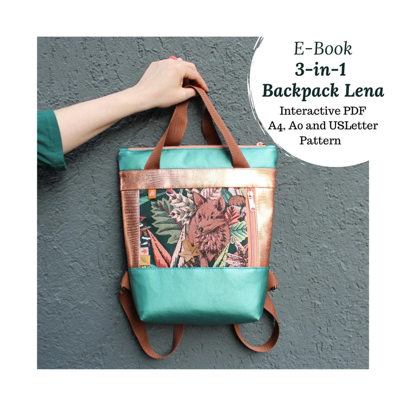 Brooklyn Bag PDF Sewing Pattern Hobo Bag Easy Sewing Pattern 