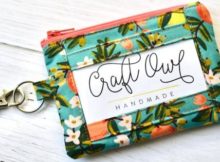 Charlotte Landyard Wallet sewing pattern
