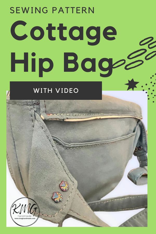 Cottage Hip Bag sewing pattern (with video)